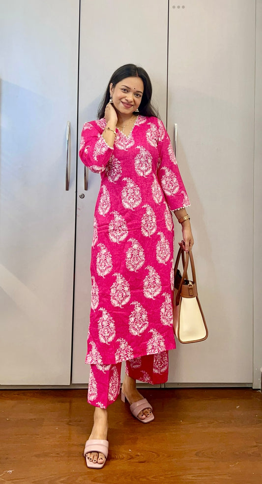 Fuchsia Glow Co-ord